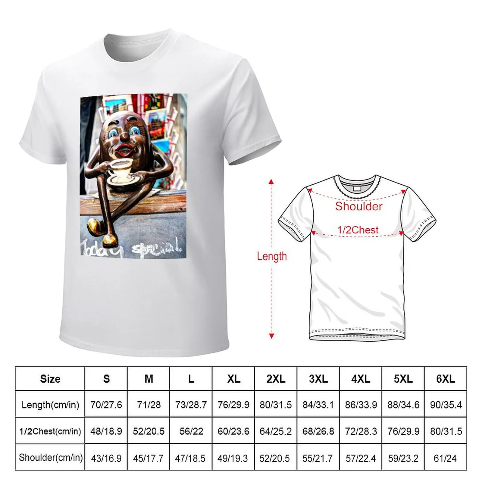 Coffee Bean T-Shirt aesthetic clothes cute tops mens white t shirts