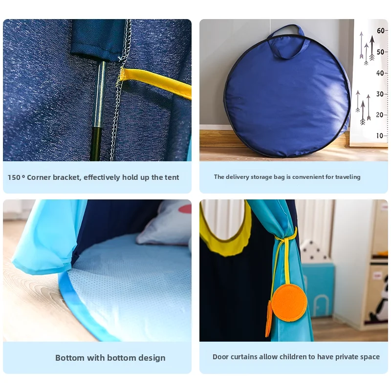 Tienda de campaña para niños, casa de juegos para interiores, castillo de princesa para niña, casa pequeña para niño, casa de juguete yurta para bebé