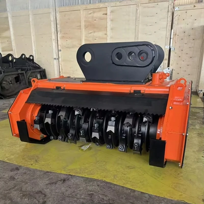 Hot New High Efficiency Hydraulic Excavator Forestry Mulcher Wood Chipper Shredder Rippers