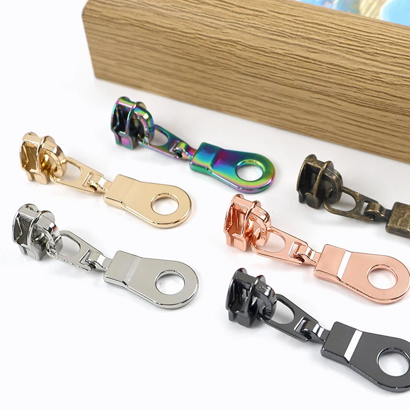 

10/20/30Pcs 5# Nylon Zipper Slider Puller Replacement Zipper Head for Bag Handbag Luggage Jacket Repair Kit Sewing Zip Pulls