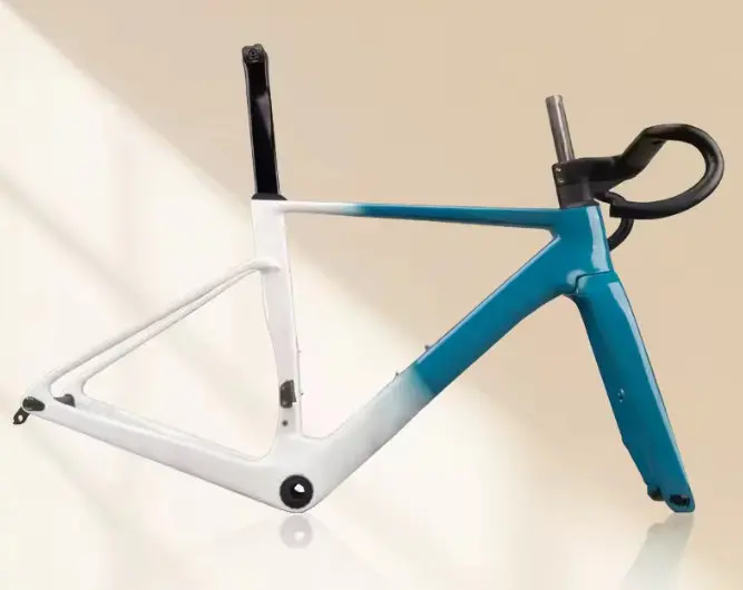 2026 disco de venta superior cuadro de bicicleta de fibra de carbono bb86 T1000 cuadro de ciclismo azul cielo negro cuadro de bicicleta de Taiwán en stock