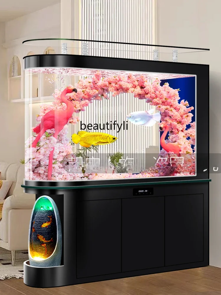 

Fish Tank Aquarium Bottom Filter Self-Circulation Change Water Living Room Home Subareas Screens