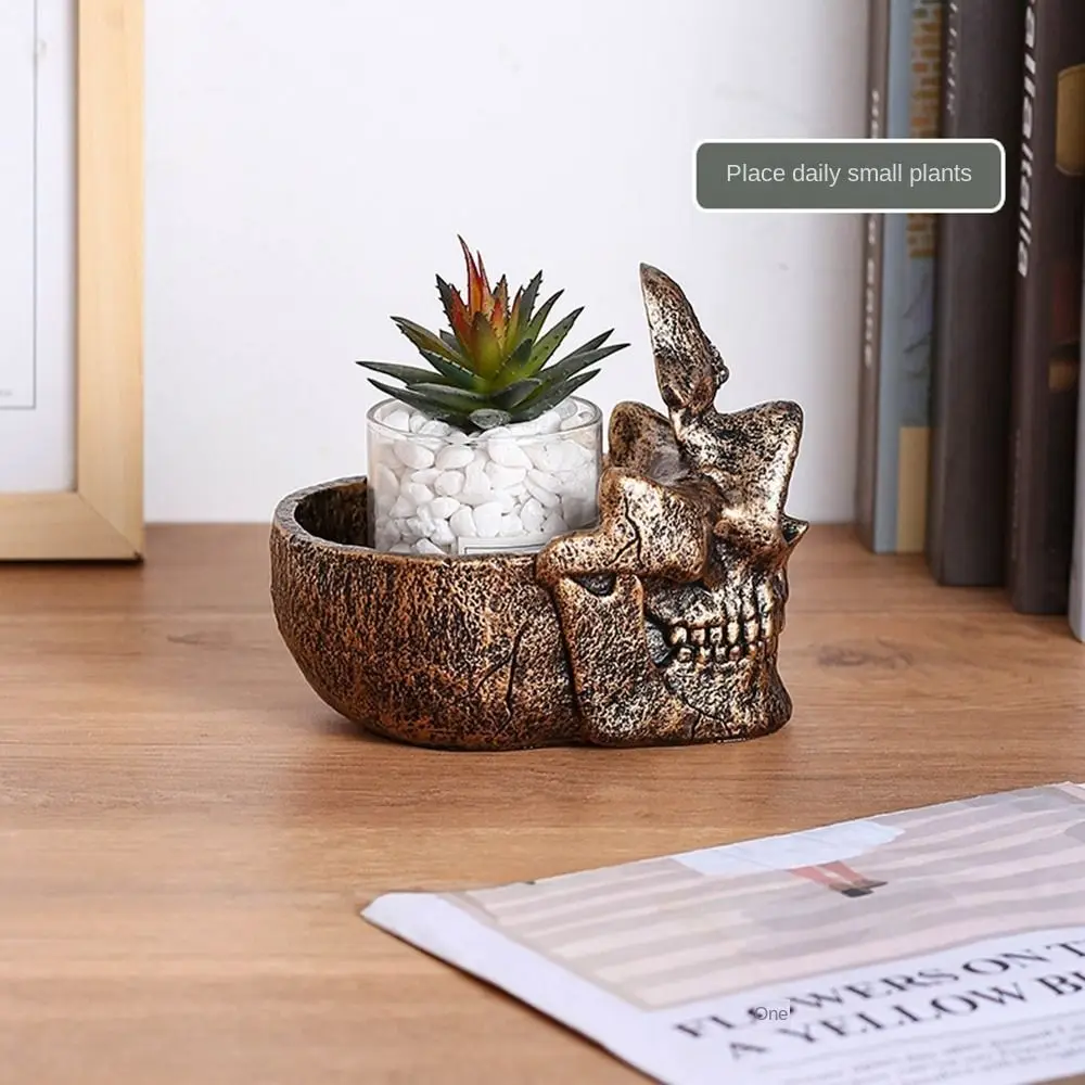 

Креативная подставка для очков в виде черепа, нескользящая, забавная, из смолы, универсальный брелок-держатель, подставка для хранения очков, для прикроватной тумбочки