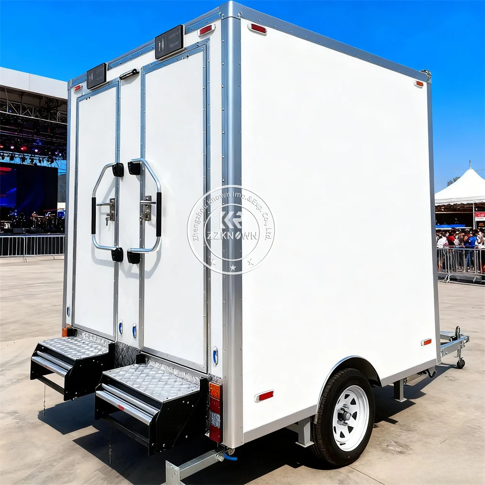 

Best Price Luxury Restroom Trailer With High-Quality Outdoor Toilet Modern Features Portable Bathroom Trailer with Water Tank