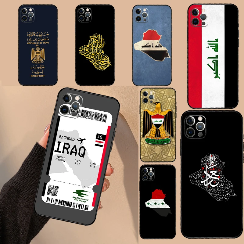 Iraq Flag Case For Samsung Galaxy A57 A17 A13 A33 A53 A34 A54 A16 A26 A36 A56 A12 A32 A52 A15 A35 A55