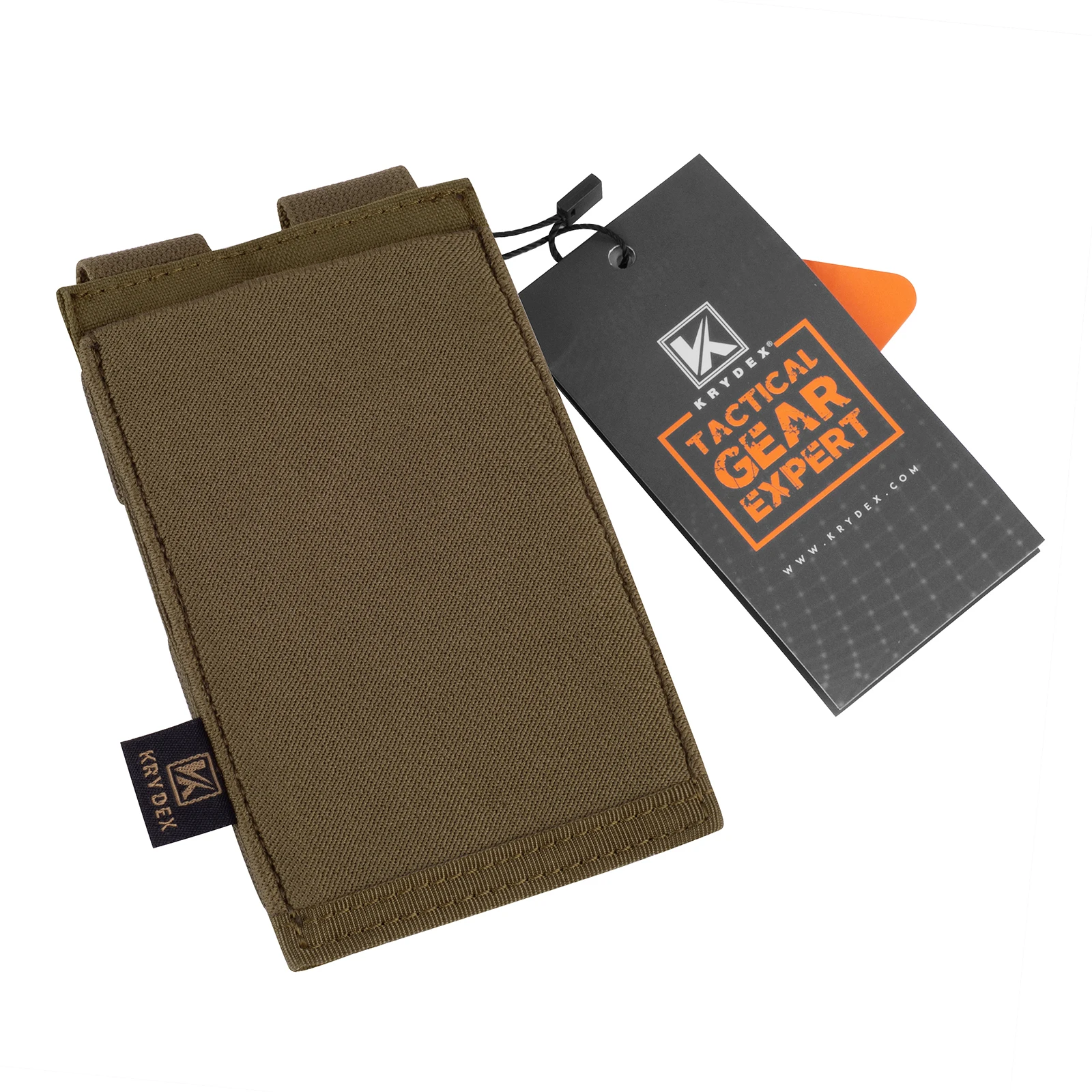 KRYDEX Tactical Fast Draw Elastic 556 Single Mag Pouch M4 M16 Magazine Holder Pouch Hunting Multiuse Tool Bag