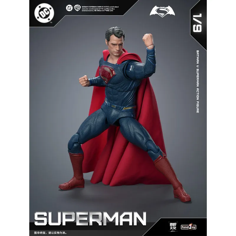Fondjoy DC Superman Action Figure One Ninth Scale Articulated Collectible Official Licensed Batman V Superman Dawn Of Justice view 3