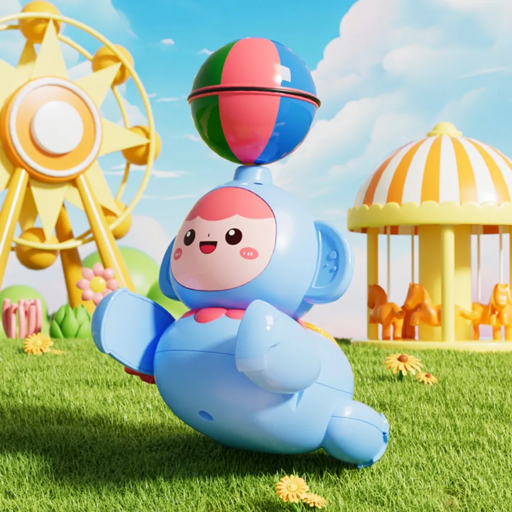 

Learns To Crawl Crawling Baby Toys Clockwork Climbing Big Eyes Learning Crawling Doll Cartoon Whistle Twist Walking Duck Baby