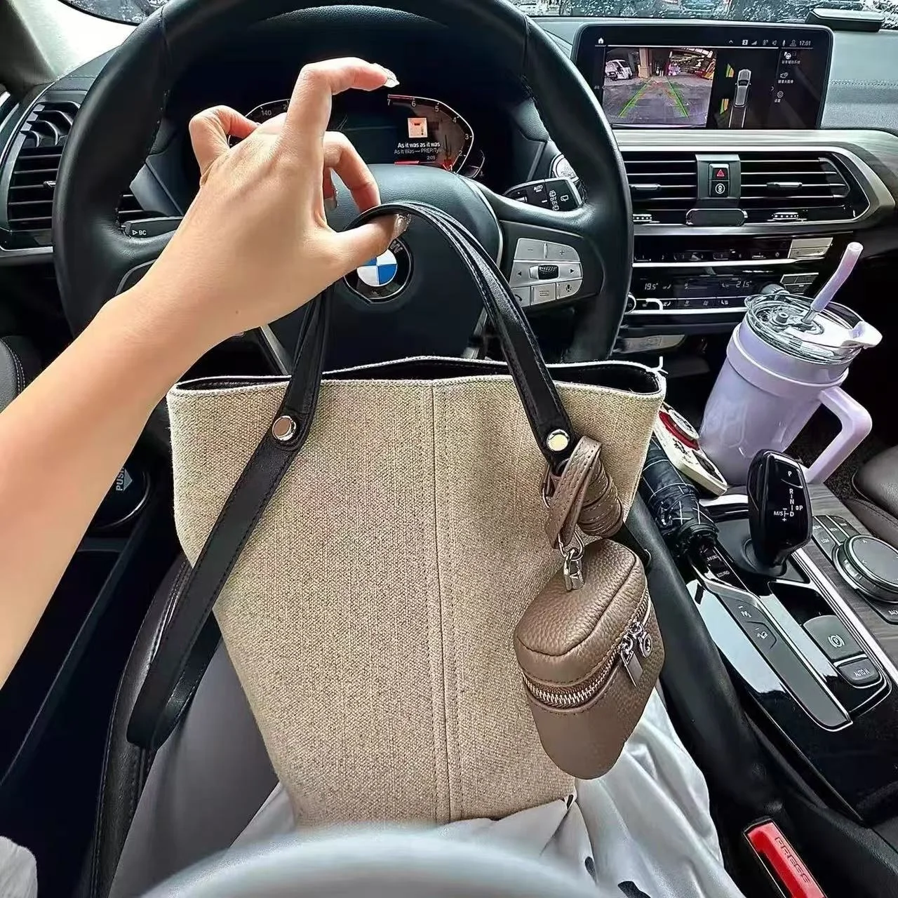 

Льняная большая сумка-мешок Capaci, модная пригородная сумка на одно плечо, женская повседневная сумка в стиле ретро