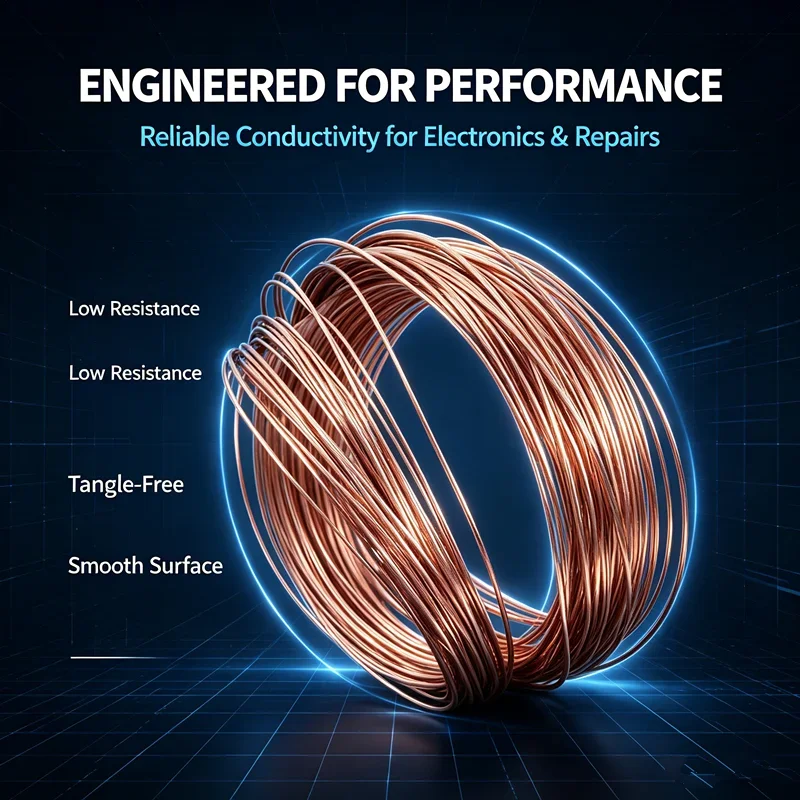 0.2 0.3 0.4 0.5 0.6-2.5mm T2 Pure Copper Wire Soft Craft Copper Wire Conductive Copper Cable Winding Wire DIY Molding Material