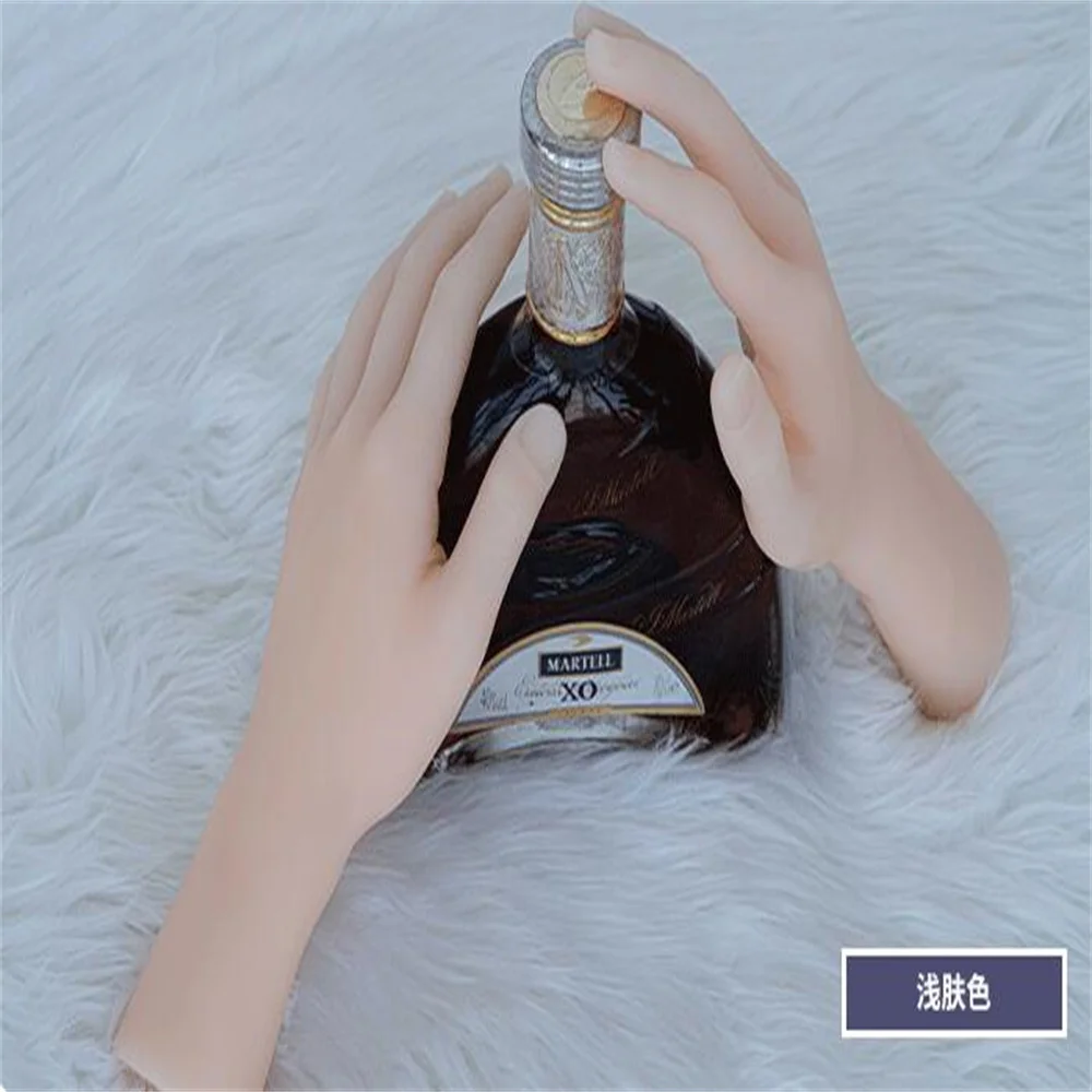 Male Hand Mannequin, Body Positioning, Manicure Props, Jewelry Art Complexion, Halloween Finger Doll, Real, E038, 1Pair, 29cm