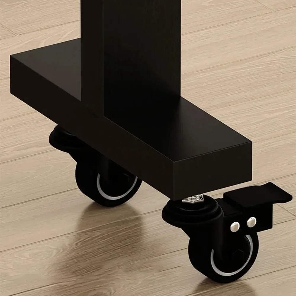 Madeira maciça redonda jantar dobrável restaurante entrada rolando portátil sala de jantar alta móveis para casa