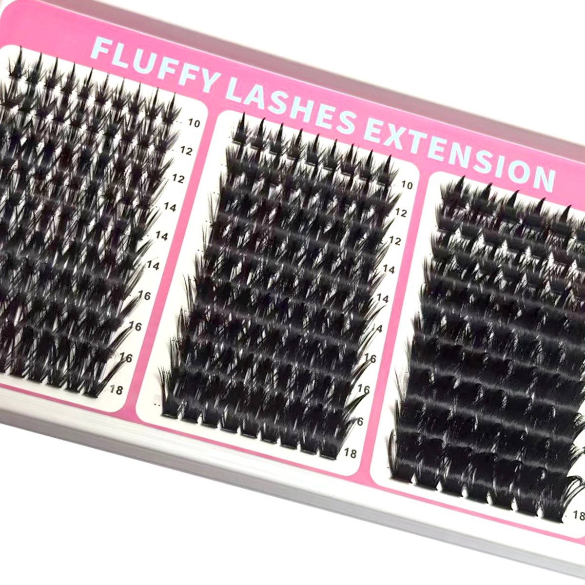 30 Reihen Wimpern-Cluster mit Spikes, Wimpernverlängerungen, dichte Einzel-Cluster-Wimpern mit Spikes und unteren Wimpern – Detail 7