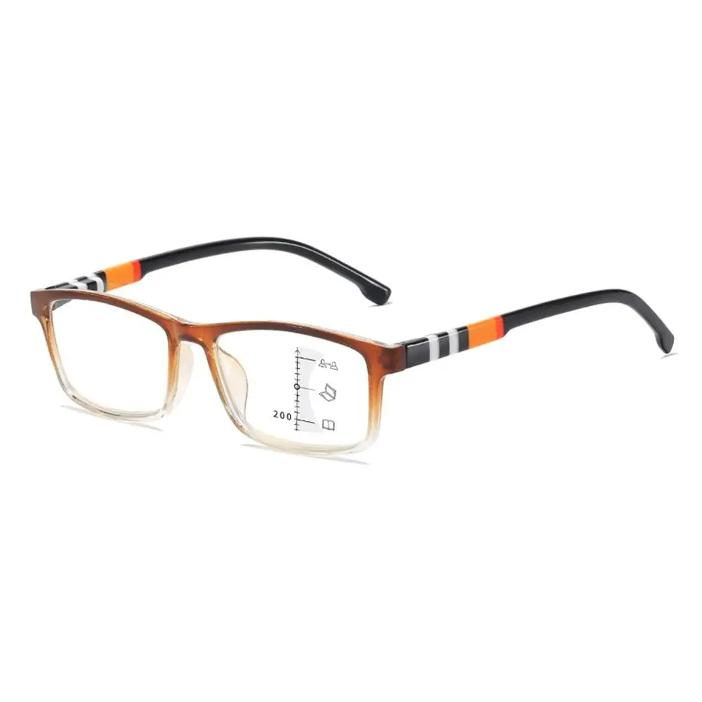 Multifokale Anti-Blaulicht-Lesebrille Progressive Near Far Blue Ray Blocking Square Brillen Augenschutz Ultralight
