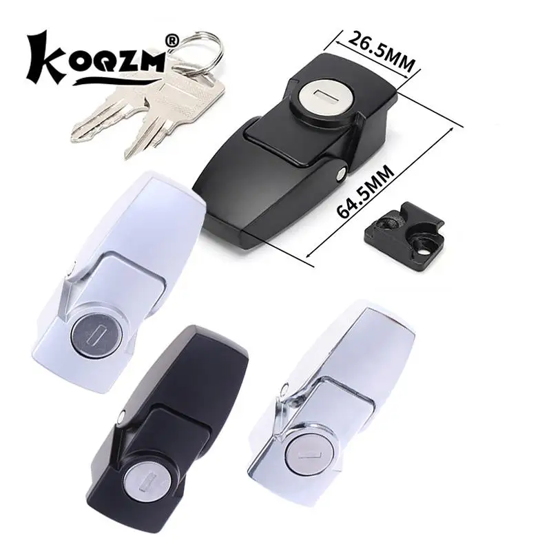 Dk604 Buckle Lock Stainless Steel Cabinet Latch Drawer Security Toggle Lock With Two Keys