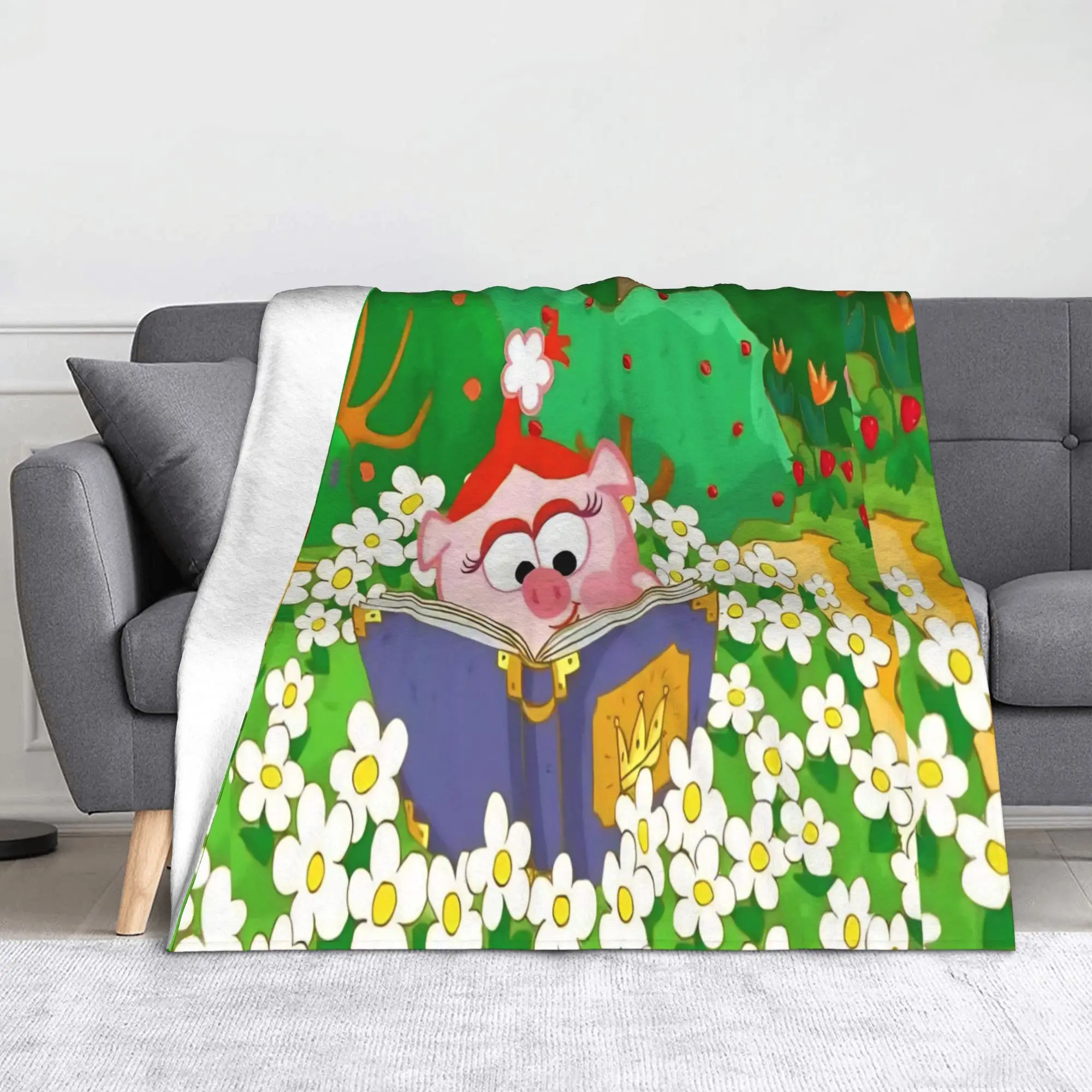 Smesharikis Blanket Multi-size Super Soft and Warm  Throw Blankets for Couch Sofa and Bed