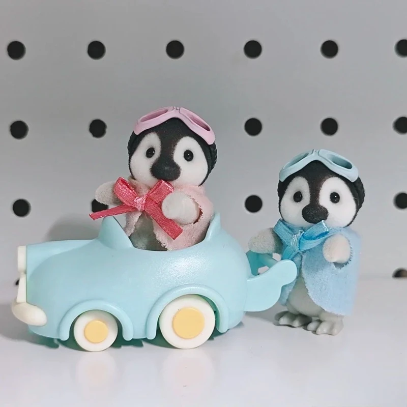 عائلات سيلفانيان أصلية تيرنورينز البطريق سيارة فتاة لعب أطفال بنات دمية الأثاث فتاة لعبة مطابخ سيلفانيا فاميلي