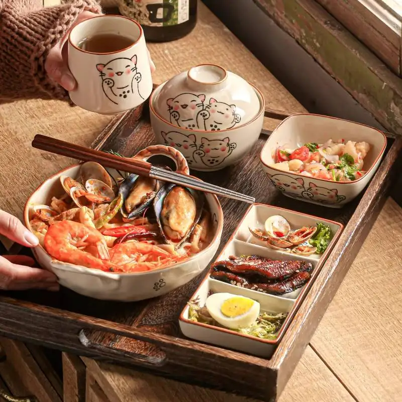 Modern Birthday Dinner Sets Full Aesthetic Nordic Elegant Christmas Luxury Dishes Set Ceramic Bowl Kit Prato Porcelana Dinner