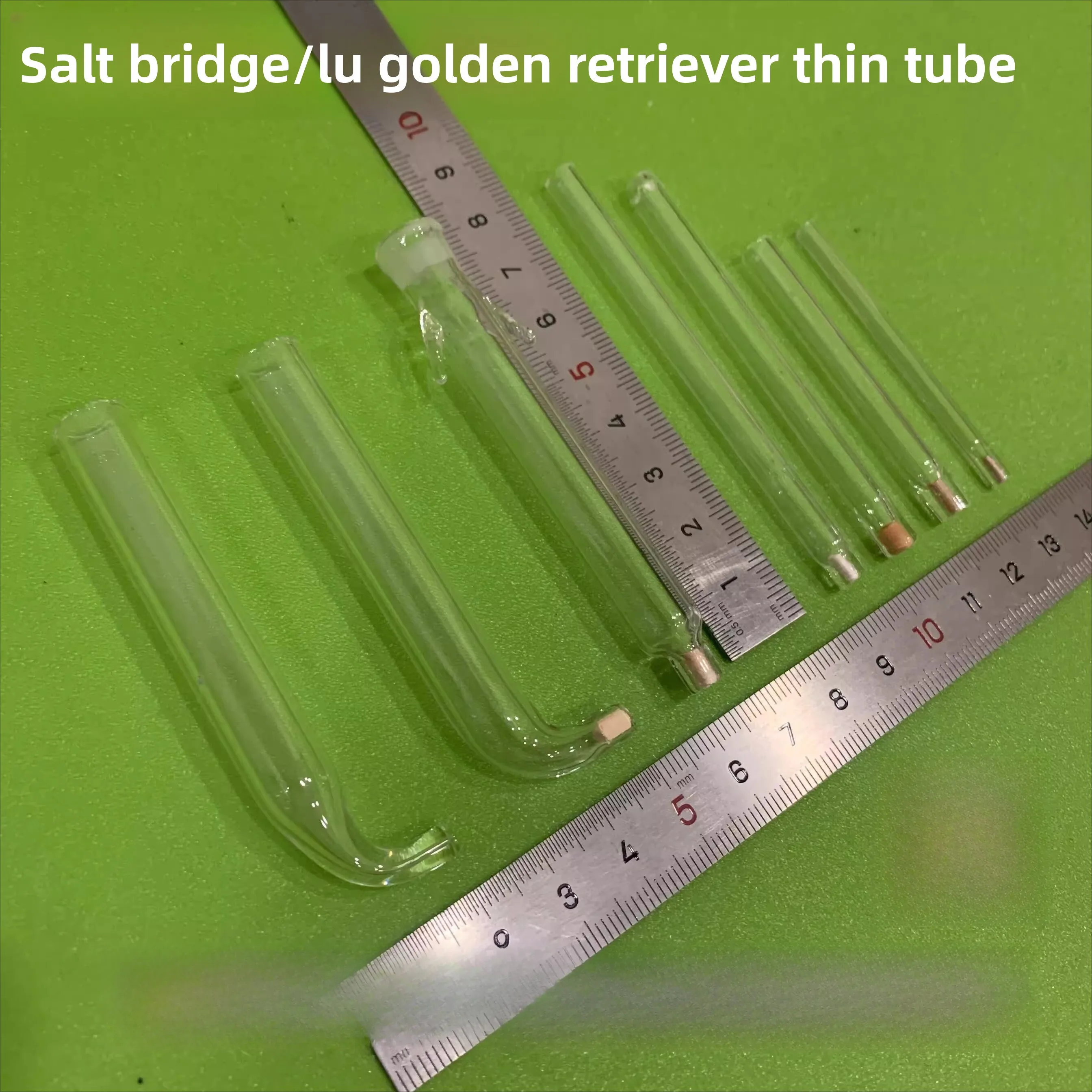 L - نوع أنبوب جسر الملح الشعري والمستقيم للاستخدام في المختبر الكهروكيميائي #5