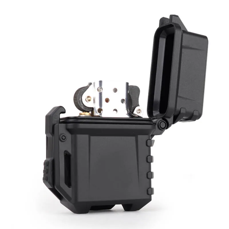 Tactical Lighter Storage Case Box Container Organizer Holder for Zippo Inner Tank Waterproof Anti-Drop Lighter Pouch