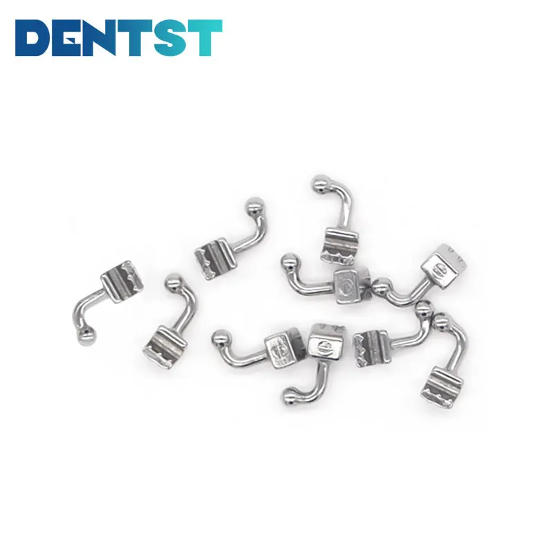 Dentst 10pcs/bag Orthodontic Crimpable Hook with 90 Degree Bending for Orthodontic Treament Dental Ortodoncia Material