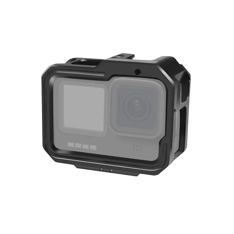 For GoPro Hero 12 13 Accessories Aluminum Frame Case Alloy Protector Shell Cage Magnetic Folding Adapter For Go Pro Hero 11 10 9