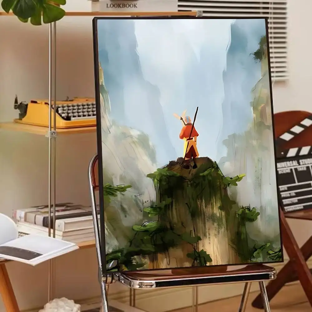 A-Avatar A-Appa AangS Classic Wall Art, Canvas Print Poster, Suitable for Home, Living Room, Room Decoration Painting