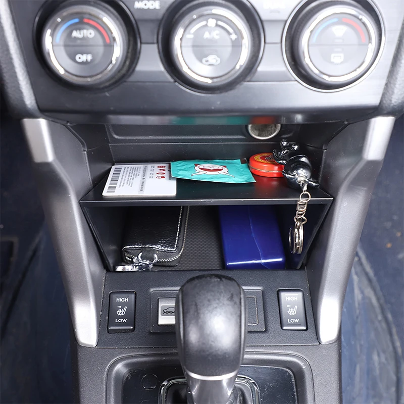 Car Central Console Storage Box Organizer Holder Tray For Subaru Forester 2013-2018 Stowing Tidying Accessories