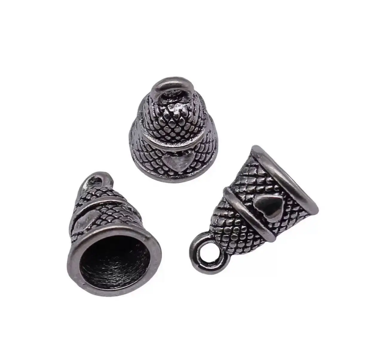 

15pcs 13*9.6*7.5mm Vintage Alloy metal tassel caps HW4034 for handmade accessories