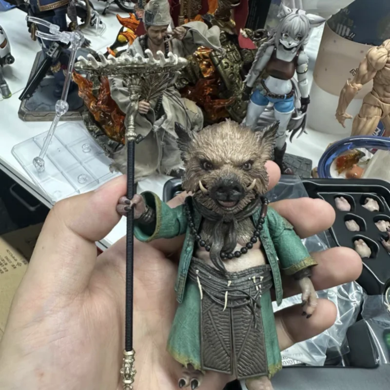 Inart الأسود أسطورة: Wukong Zhu Bajie 1/12th مقياس متعدد المفاصل عمل الشكل لعبة المنقولة دمية جمع هدايا عيد ميلاد الأطفال