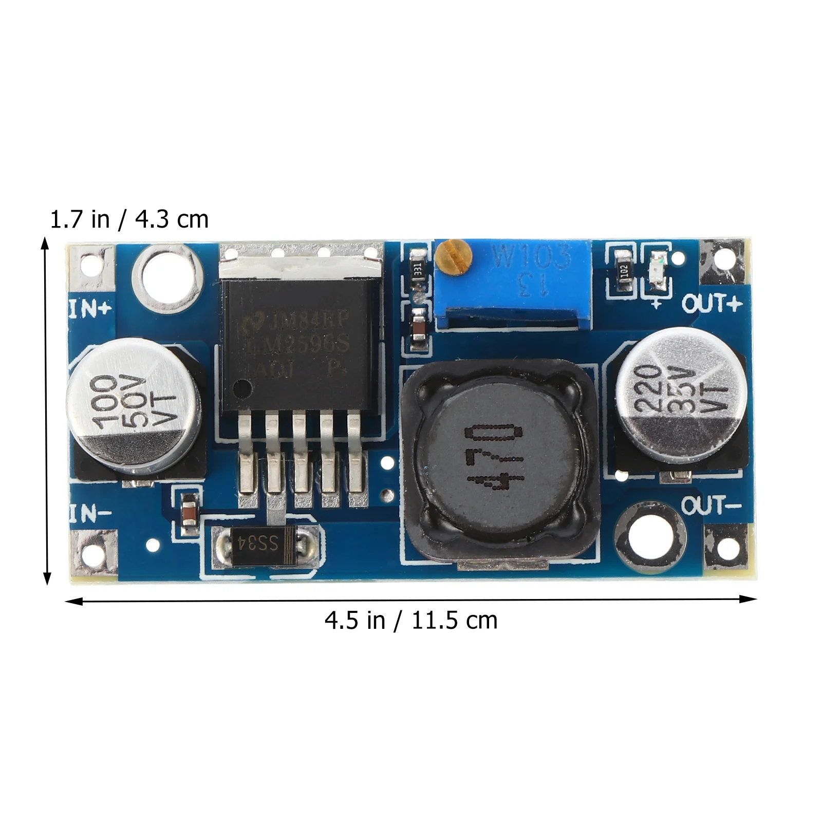 

10 pcs Buck Converter Adjustable Step-Down Power Module Non-Isolated Voltage Regulator For Diy Mobile Power Supply Monitoring