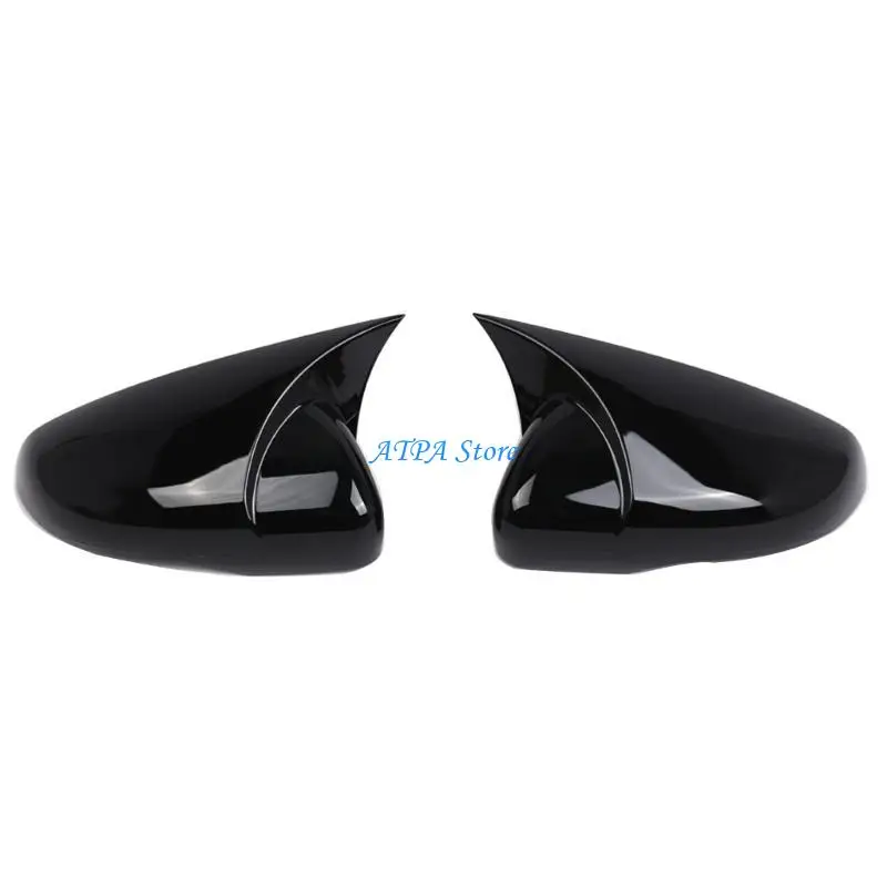 

U13C Car Rearview Side Cover Exterior Door Case Trim for Golf Mk6 Door Wing Cover Replace 5K0857537 5K0857538