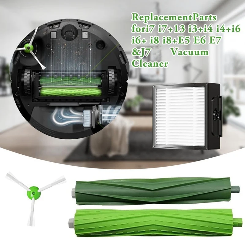 Y37A-Ersatzteile kompatibel für I3 I3+ I4 I4+ I6 I6+ I7 I7+ J7 I8 I8+ Plus E5 E6 E7 Staubsaugerzubehör