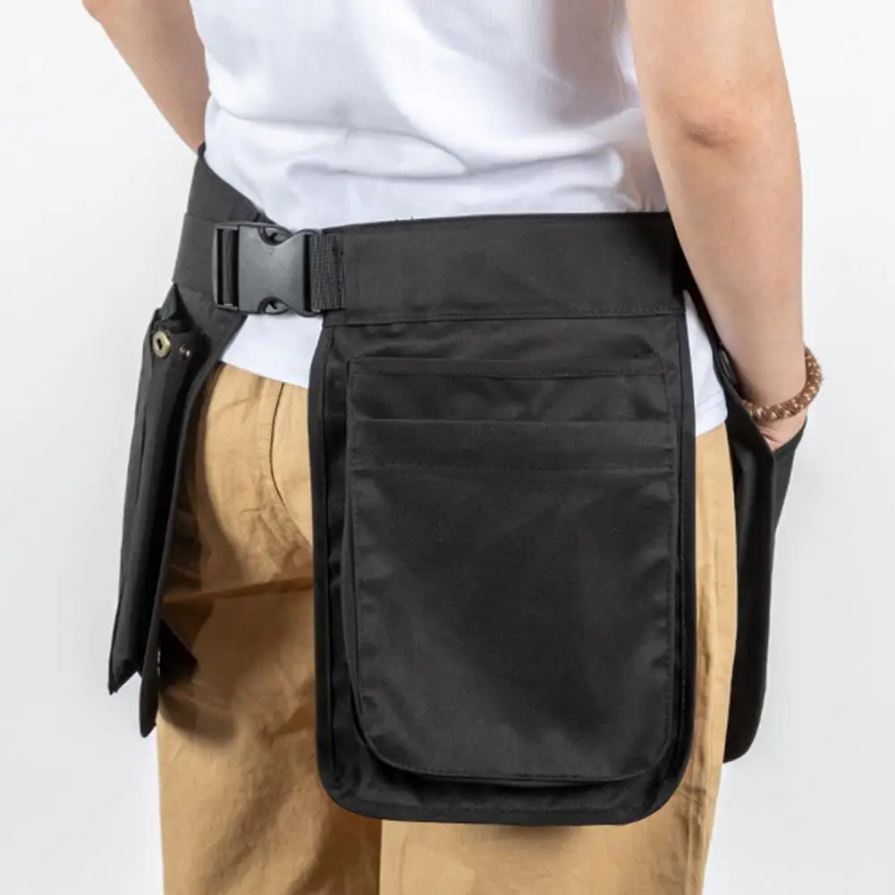 Multi-function Waist Belt Apron Bag for Outdoor Large Capacity Waist Pouch Adjustable Waistband Fanny Pack for Women Men