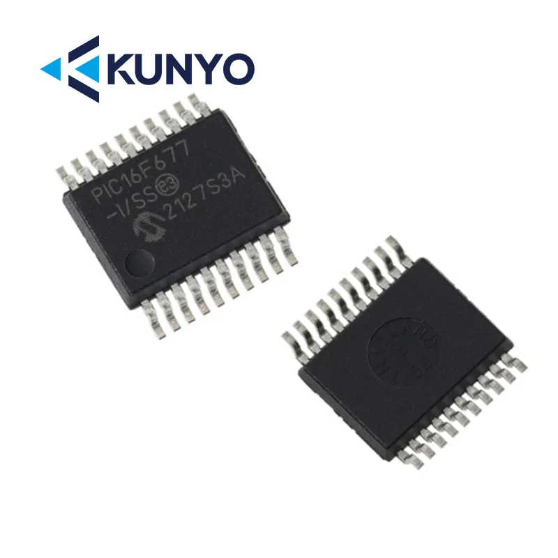 

one-stop shop for electronic components PIC16F677-I/SS SSOP20 controller chip ic integrated circuit