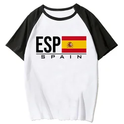 Spain t-shirts women streetwear tshirt girl y2k anime clothing