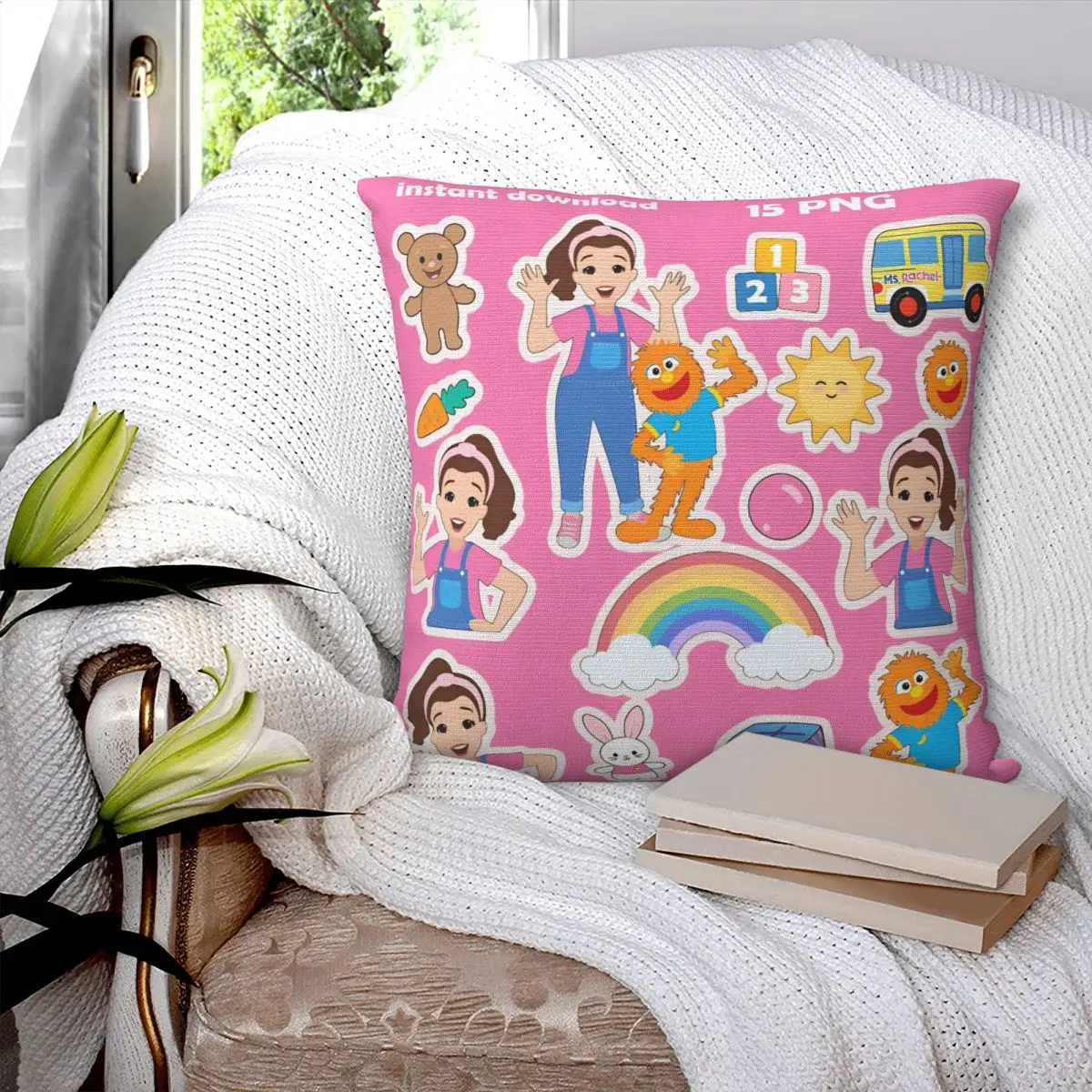 غطاء وسادة ملكة جمال راشيل المعلم السيدة راشيل تصميم غطاء الوسادة الجدة كيس وسادة ل أريكة ديكور المنزل سادات