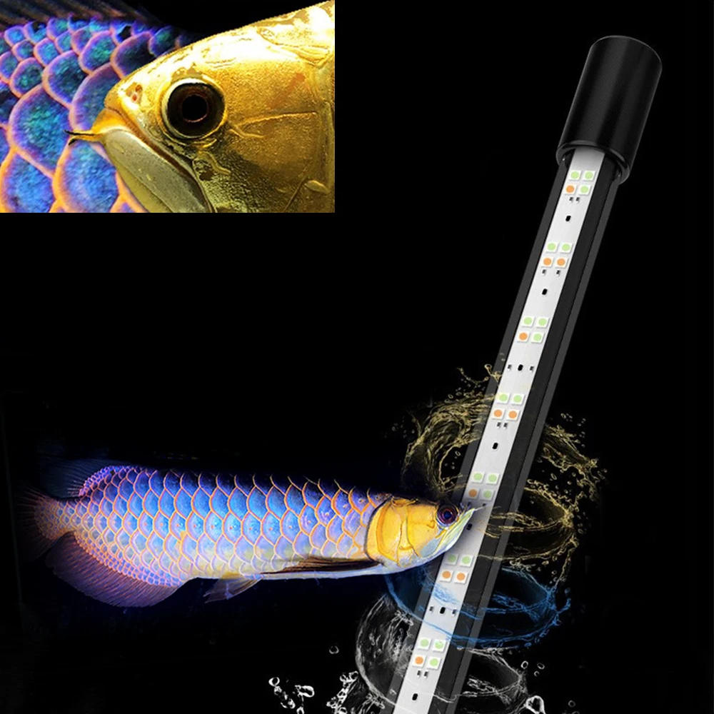 Submersible LED Aquarium Light,36CM-172CM, Golden Dragon Aquarium Fish Tank Light , Diving Led Bar For Tropical Fishes ,Arowana