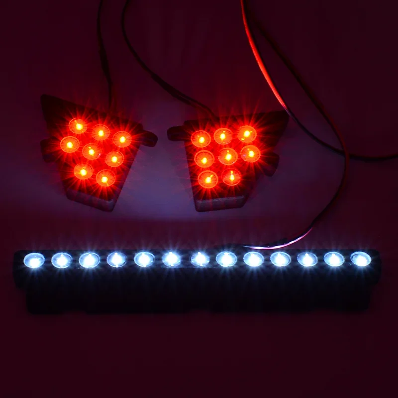 LED Simulation Front Headlight Rear Taillight for 1/5 RC Losi 5IVE-T 2.0 Short Course Truck Car