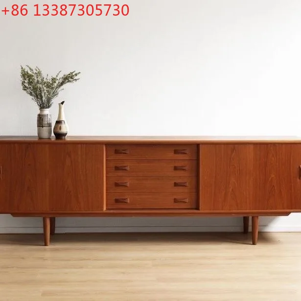 

Датский винтажный шкаф для телевизора, боковой шкаф, скандинавская вишня