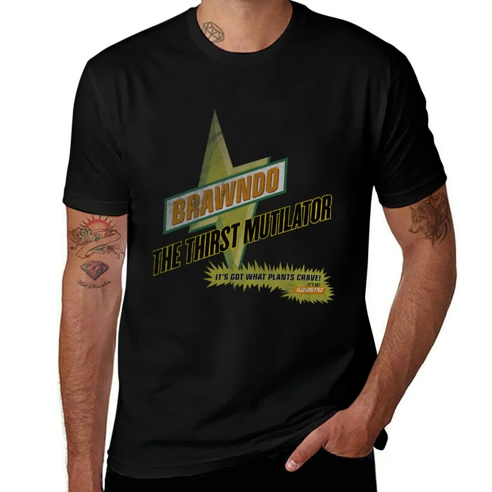 Brawndo, The Thirst Mutilator T-Shirt Christmas Casual Short Sleeve Top T-Shirt