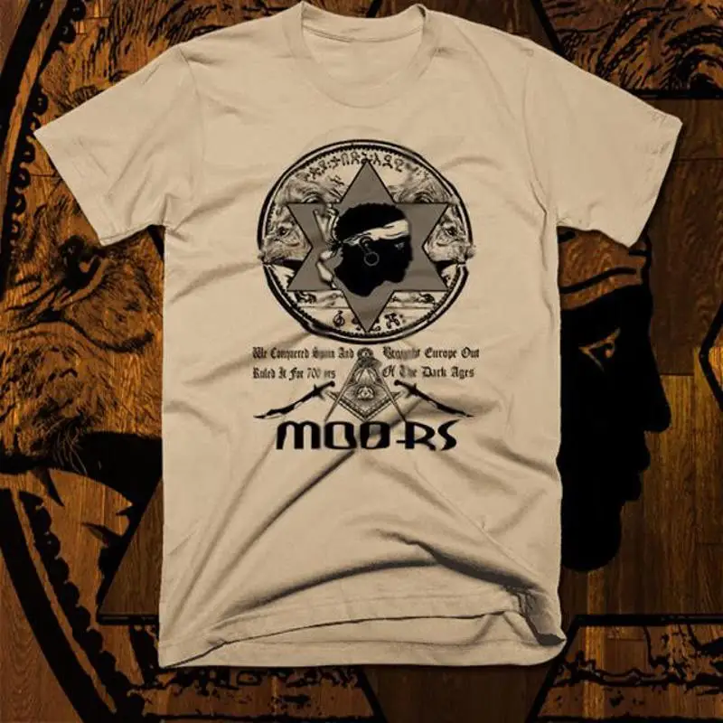 

Moorish T Shirt Black African Moors Conquerors Of Spain History New Tee