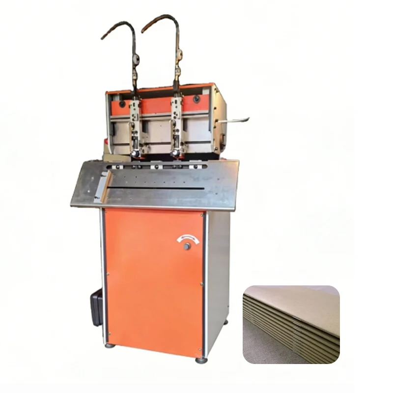 

Saddle Stitching Machine Double Heads Book Sewing Saddle Stitching Machine