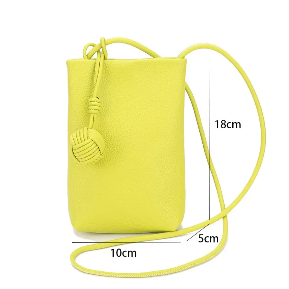 Mini Crossbody Bags New Lightweight Large Capacity Coin Purse Soft PU All-match Phone Pouch