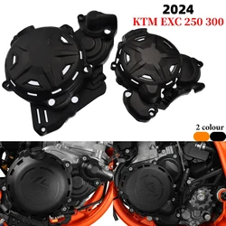 2024 Motorcycle Clutch Cover Ignition Protector Guard For KTM EXC250 EXC300 XCW250 XCW300 Husqvarna TE250 TE300 PRO 2T 250 300