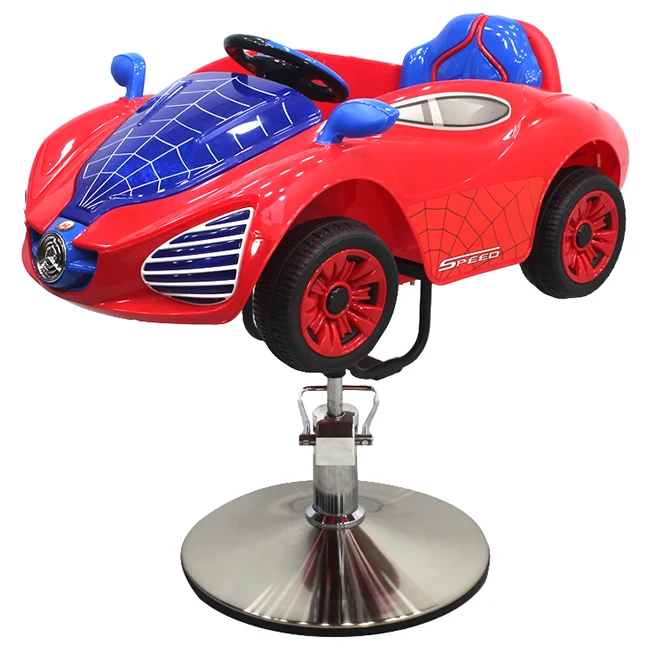 Hydraulic Rotatable Kids Barber Chair Hair Salon Styling Car Chair