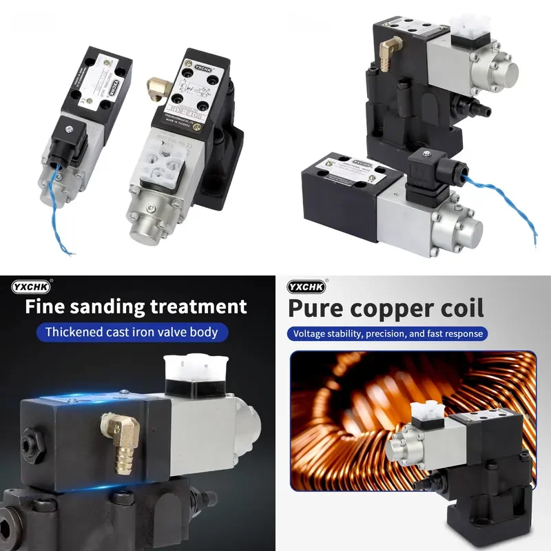 High Quality Solenoid Operated Hydraulic Laminated Flow Control Valves Proportional Hydraulic Valves for Sale