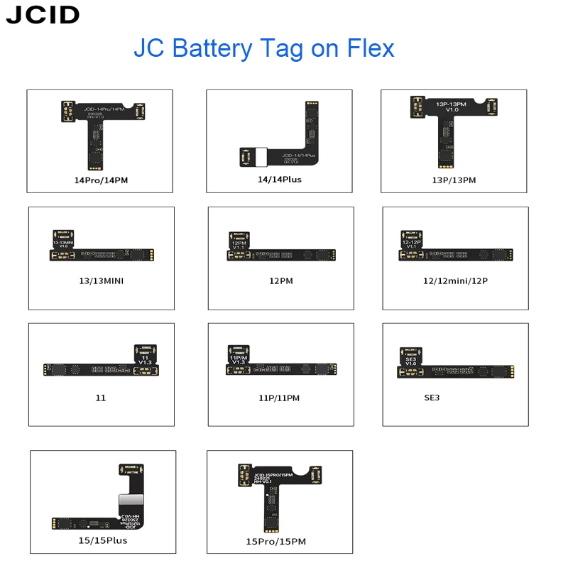 

Батарея JC Flex для телефона 11-15 Pro Max Battery Pop Ups Widows, предупреждение о здоровье, инструменты для удаления