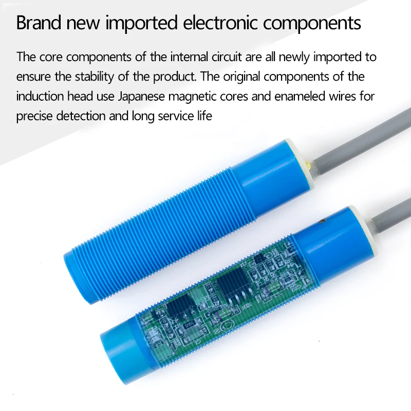 M18 capacitive proximity switch sensor AC 2-wire AC220V normally open and normally closed output wire sensor