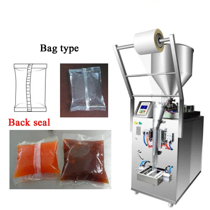 Food Grade New Automatic Liquid Pouch Packaging Machine For Shampoo Sachet Tomato Paste Sauce Small Bag Packing Processing